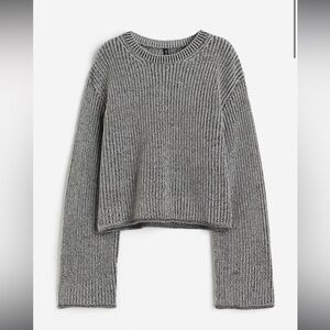 H&M Gray Knit Women's Sweater